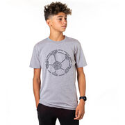 Soccer T-Shirt Short Sleeve - Soccer Words