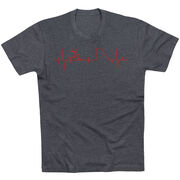 Soccer Short Sleeve T-Shirt - Soccer Heartbeat