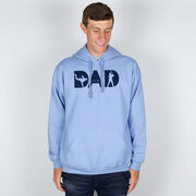 Baseball Hooded Sweatshirt - Baseball Dad Silhouette