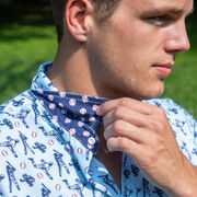 Baseball Performance Short Sleeve Button Down Shirt - Batter Up