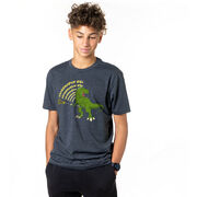 Guys Lacrosse Short Sleeve T-Shirt - Laxasaurus Rex