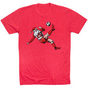 Soccer Short Sleeve T-Shirt - Soccer Santa