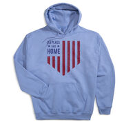 Baseball Hooded Sweatshirt - No Place Like Home