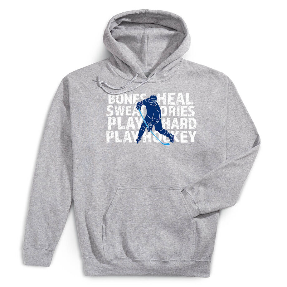 Hockey Hooded Sweatshirt - Bones Heal Hockey