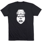 Hockey Short Sleeve T-Shirt - Ho Ho Santa Face