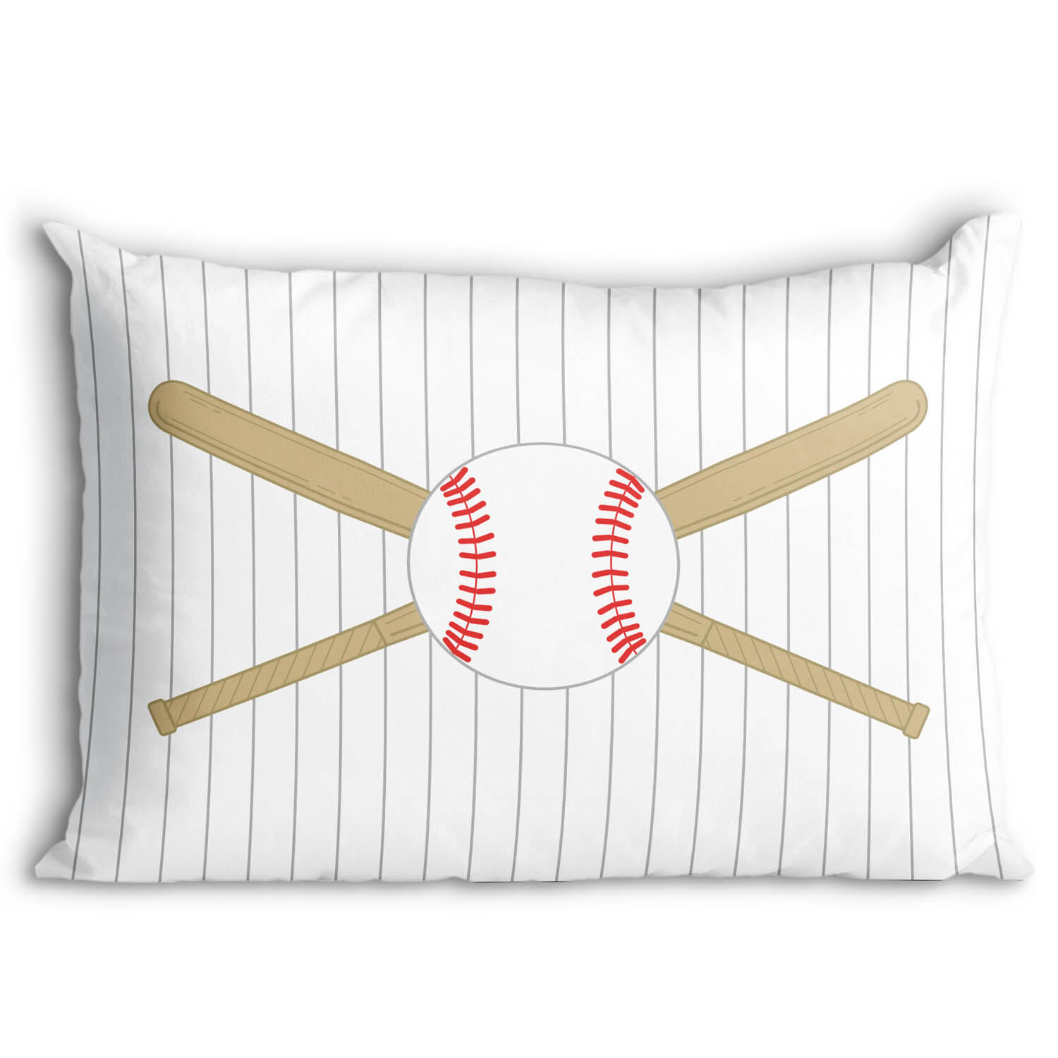Personalized baseball pillow sales case