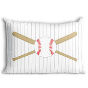 Baseball Pillowcase - Crossed Bats