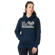 Pickleball Hooded Sweatshirt - Eat. Sleep. Pickleball