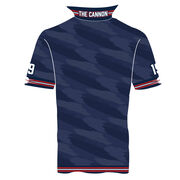 Custom Team Short Sleeve Polo Shirt - Baseball Brushstroke
