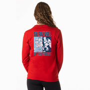 Hockey Tshirt Long Sleeve - Survival of the Fittest (Back Design)