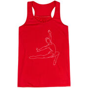 Gymnastics Flowy Racerback Tank Top - Gymnast Sketch
