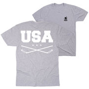 Hockey Short Sleeve T-Shirt - USA Hockey (Back Design)