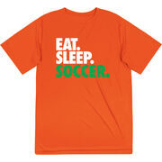 Soccer Short Sleeve Performance Tee - Eat. Sleep. Soccer.