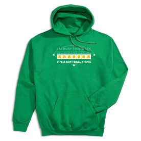 Softball Hooded Sweatshirt - 24-7 Softball