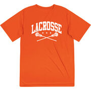 Guys Lacrosse Short Sleeve Performance Tee - Crossed Sticks