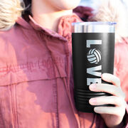 Volleyball 20 oz. Double Insulated Tumbler - LOVE