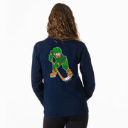 Hockey Tshirt Long Sleeve - St. Hat-Trick (Back Design) 