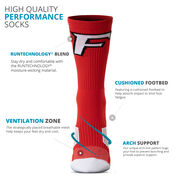 Custom Team Woven Mid-Calf Socks