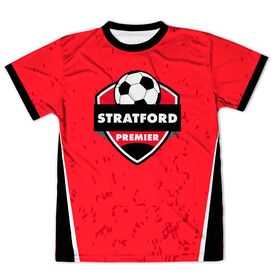 Custom Team Short Sleeve Velocitee T-Shirt -  Soccer