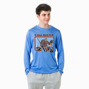 Hockey Long Sleeve Performance Tee - Goal Buster