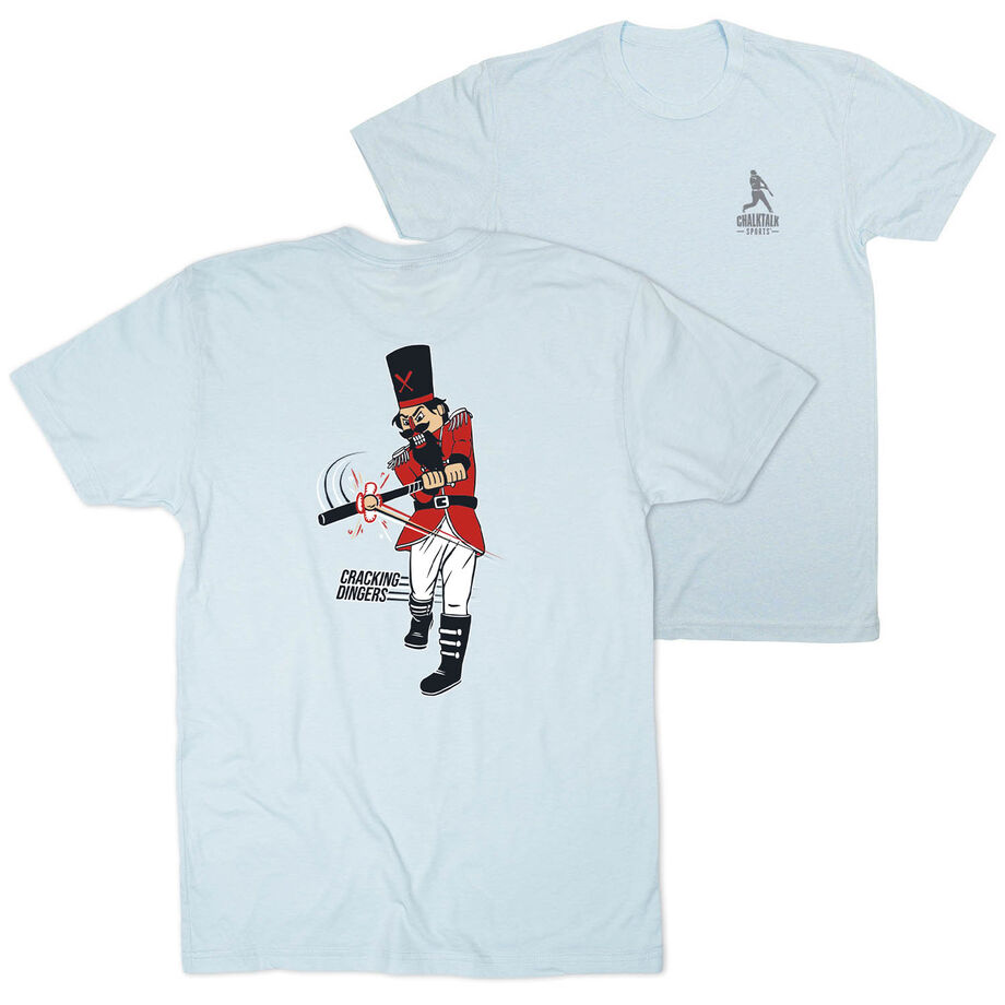 Baseball T-Shirt Short Sleeve - Cracking Dingers (Back Design)