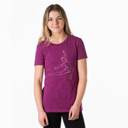 Gymnastics Women's Everyday Tee - Gymnast Sketch