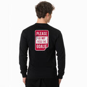 T-Shirt Long Sleeve - Don’t Feed The Goalie (Back Design)