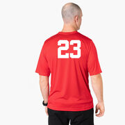 Baseball Short Sleeve Performance Tee - Baseball Dad Silhouette