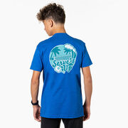 Pickleball Short Sleeve T-Shirt - Serve's Up (Back Design)