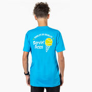 Tennis Short Sleeve T-Shirt - Servin' Aces (Back Design)