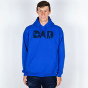 Baseball Hooded Sweatshirt - Baseball Dad Silhouette
