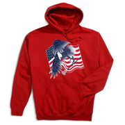 Guys Lacrosse Hooded Sweatshirt - Lacrosse Eagle