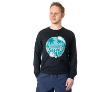 Pickleball Tshirt Long Sleeve - Serve's Up