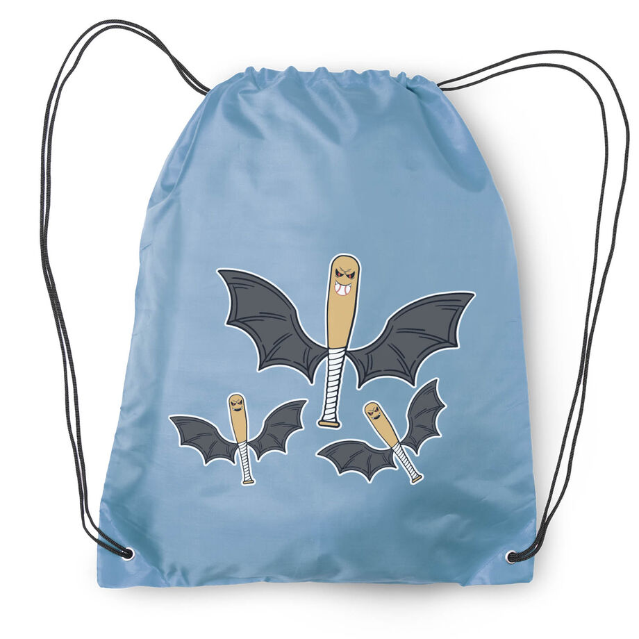 Baseball Drawstring Backpack - It's Bats 