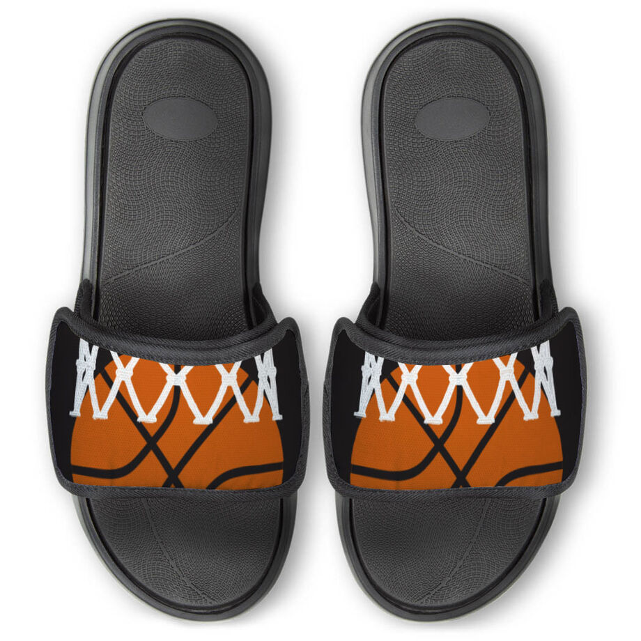 Basketball Repwell&reg; Slide Sandals - Ball in Net