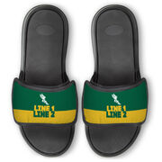 Track & Field Repwell&reg; Slide Sandals - Team Name Colorblock