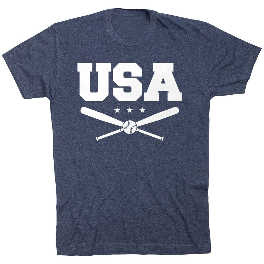 Baseball T-Shirt Short Sleeve - USA