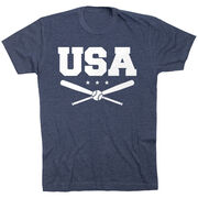Baseball T-Shirt Short Sleeve - USA Baseball