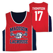 Custom Team HyperDri Reversible Pinnie - Guys Lacrosse
