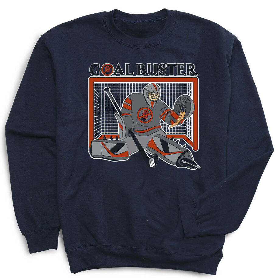 Hockey Crewneck Sweatshirt - Goal Buster