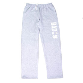 Cheerleading Fleece Sweatpants - Bad To The Bow [Youth X-Large/Gray] - SS