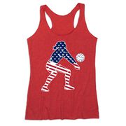 Volleyball Women's Everyday Tank Top - Volleyball Stars and Stripes Player
