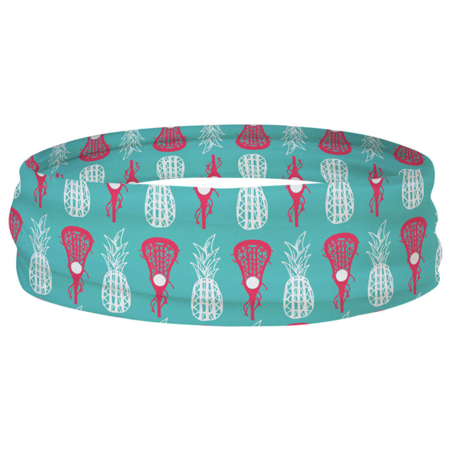 Girls Lacrosse Multifunctional Headwear - Lax Pineapples RokBAND