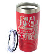 Girls Lacrosse 20 oz. Double Insulated Tumbler - Dear Dad