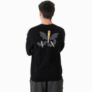 Baseball Crewneck Sweatshirt - It's Bats (Back Design)