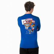 Basketball Tshirt Long Sleeve - Hoop Loops (Back Design)