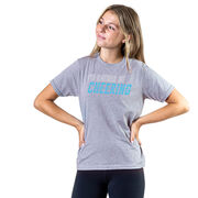 Cheerleading Short Sleeve T-Shirt - I'd Rather Be Cheering