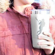 Girls Lacrosse 20 oz. Double Insulated Tumbler - Player Silhouette