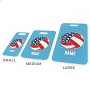 Volleyball Bag/Luggage Tag - American Flag Ball