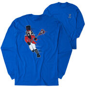 Guys Lacrosse Tshirt Long Sleeve - Crushing Goals (Back Design)